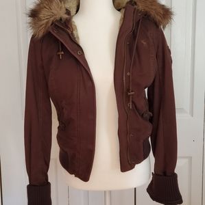 Vintage Abercrombie and Fitch Bomber Style Coat